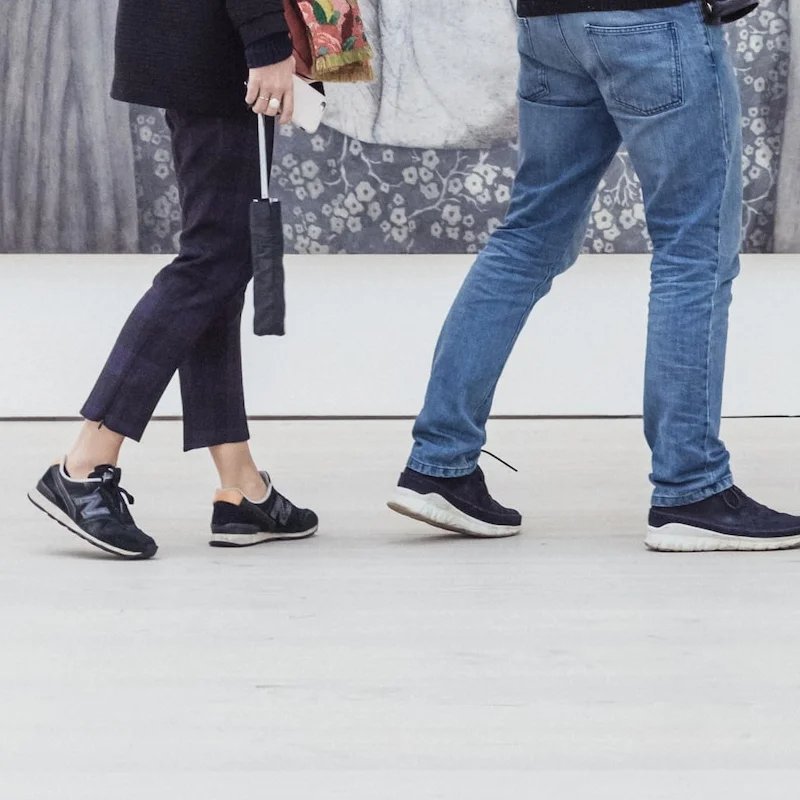 Light floors with heavy foot traffic in a retail space