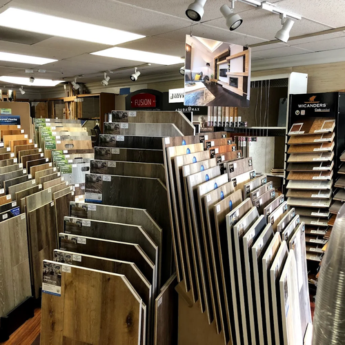 Hardwood Flooring in a Flooring Store