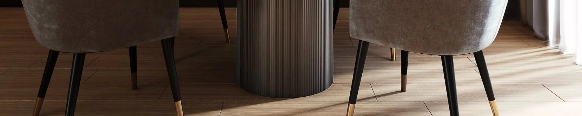 Hardwood floors in a modern San Diego home