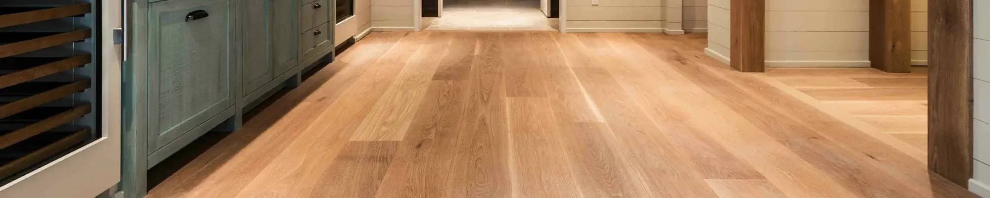 Hardwood floors in a modern San Diego home